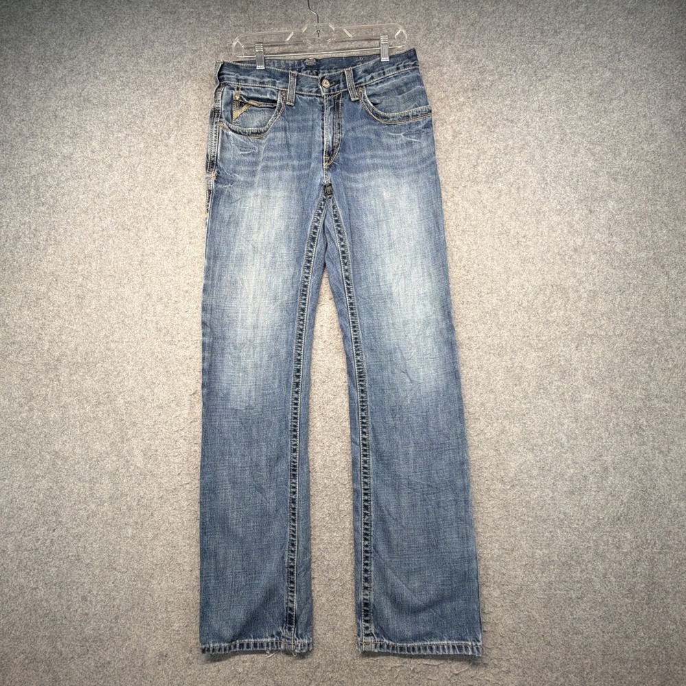 Ariat M4 Low Rise Boot Cut Jeans Mens 30x36 (Fits 32x35) Western Cowboy